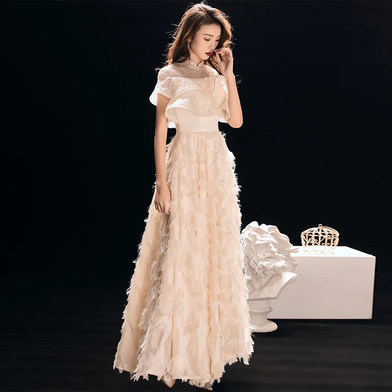 Evening Gown for Women 2024 New Style Temperament, Medium To Long Style, Socialite Banquet, Annual Party Host, Bridesmaid Dress