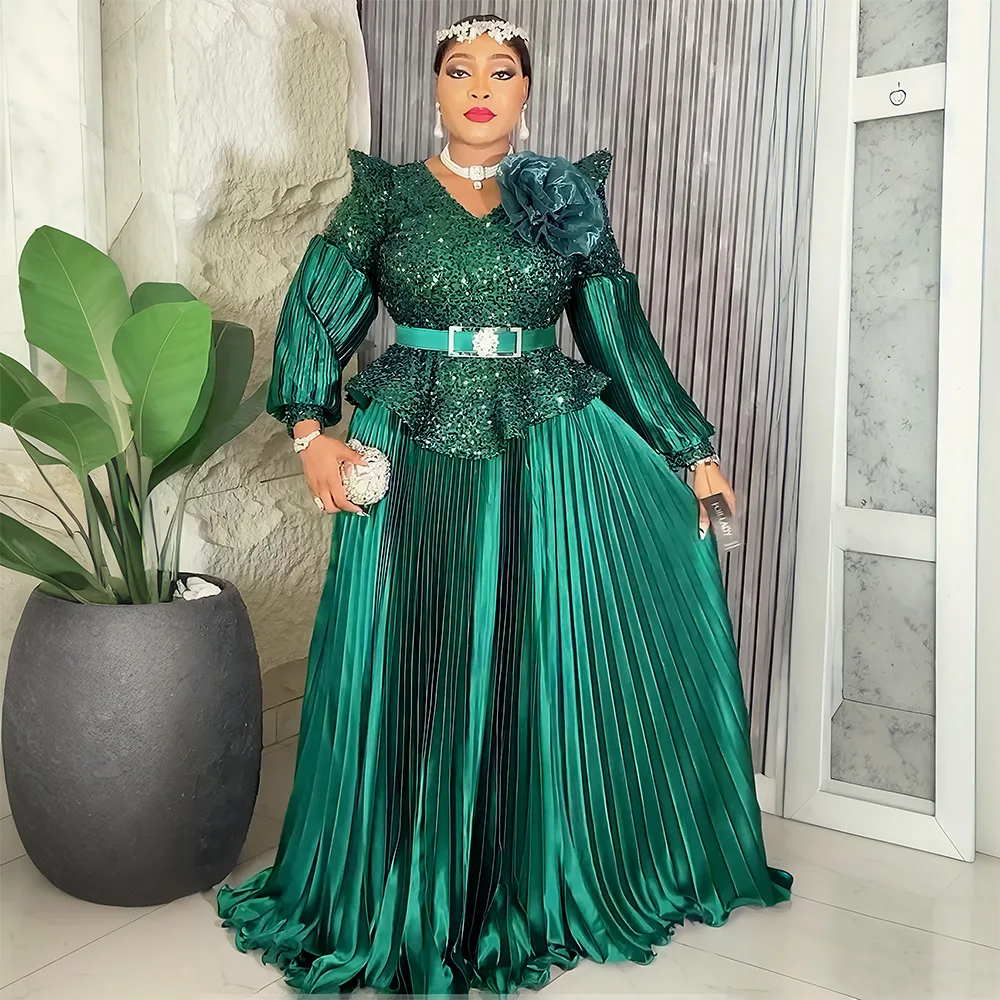Ele rican Wedding Dr Faionable plus Size Dubai Long Skirt High Waist Knitted Polyester Birthday Dr for Women