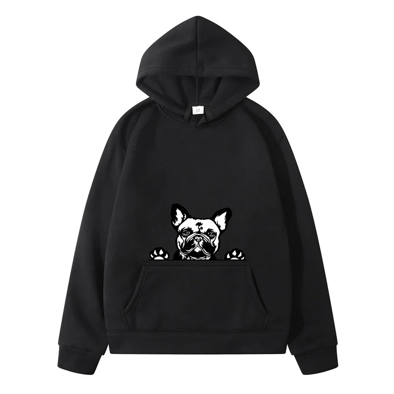 Cute Puppy Printed Autumn Pure Cotton Clothing Casual Male Clothes Y2k Sweatshirt 2024 Sweatshirts Men Man Hoodie Fashion