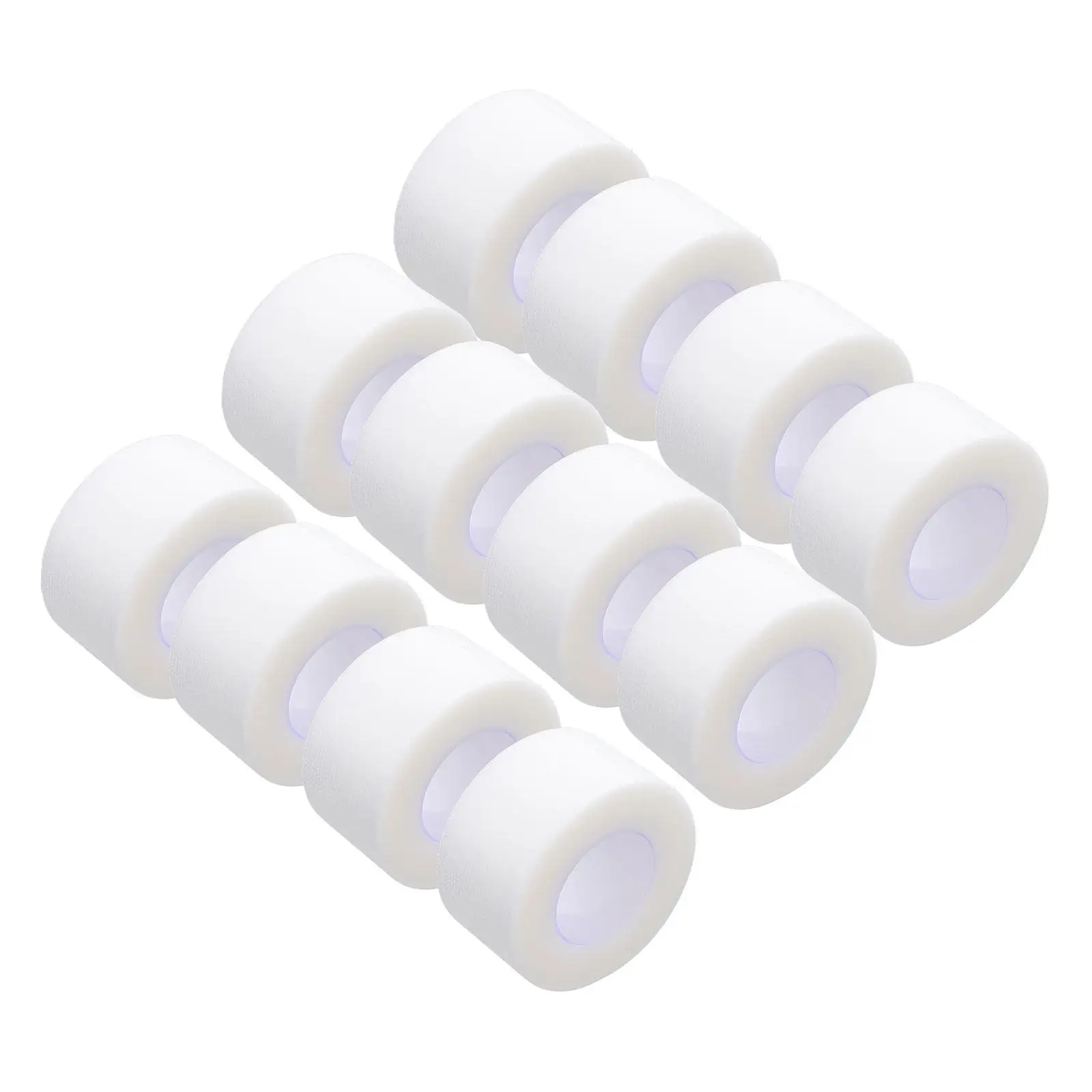 

12 рулонов профессиональной медицинской клейкой ленты для фиксации игл и трубок, отрывная хирургическая лента для ухода за ранами, поддержания давления