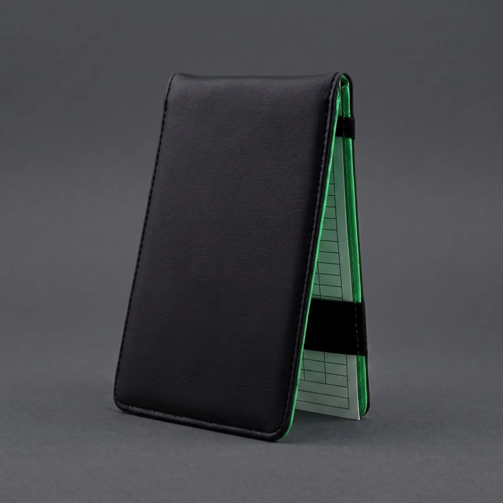 Golf Scorecard Holder for Golfers PU Leather Cover with Elastic Band for Back Pocket Golf Bag Accessories Score Card Book - view 5
