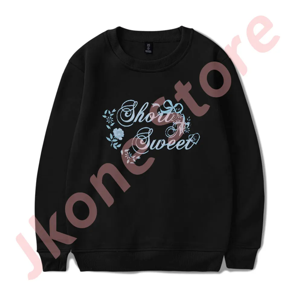 Sabrina Carpenter Short n' Sweet Merch Crewneck Sweatshirts Unisex Fashion New Logo Long Sleeve T-Shirts