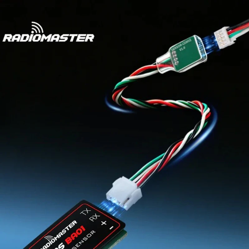 60cm ERS Sensor Extension Cord By RadioMaster, Equipped with Clear Heat Shrink Tube