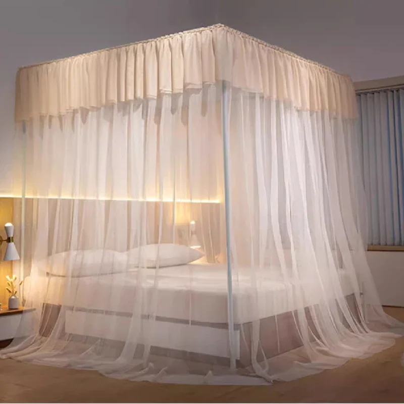 

Canopy Bed Curtain Mosquito Net Foldable Mesh Full Hanging Baby Decoration Bed Canopy Window Moustiquaire De Lit Home Furniture