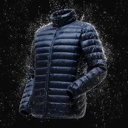 2023 nuovi arrivi autunno inverno piumino ripiegabile leggero resistente all'acqua da uomo moda maschile cappotti con colletto alla coreana