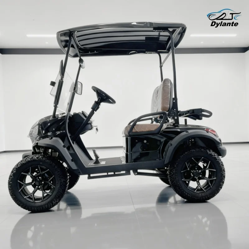 جديد مخصص نادي سيارة عربة جولف كهربائية الكبار مزرعة أربع عجلات سيارة كهربائية عظم الترقوة مستقل تعليق عربة جولف #2