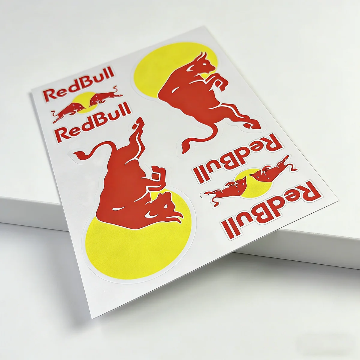 

Набор водонепроницаемых наклеек с логотипом Red Bull для мотоциклетного шлема и бака, HD-печать