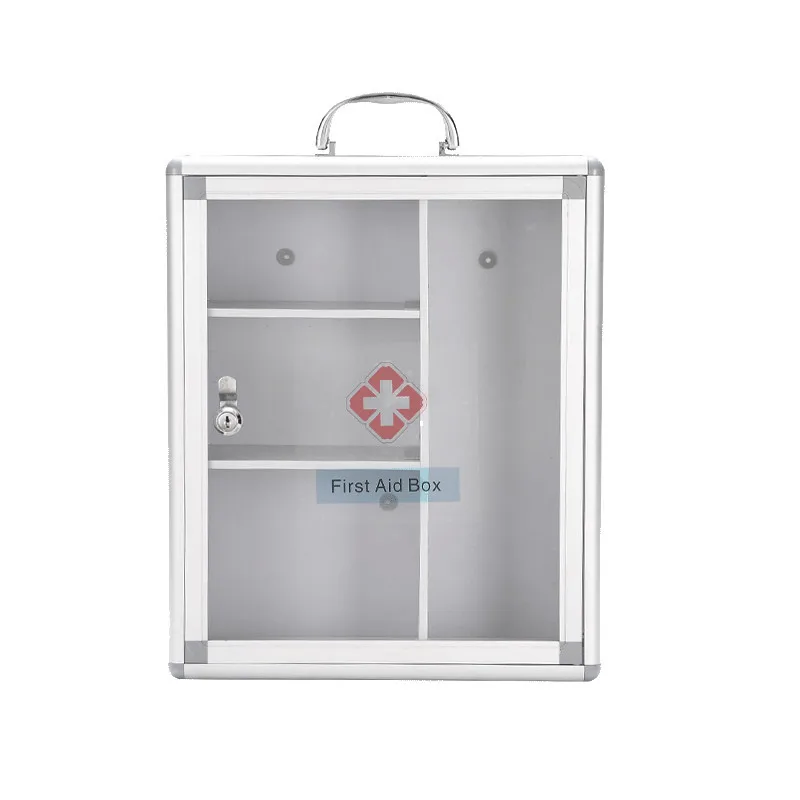 

Wall-mounted organizer emergency medical travel first aid storage box