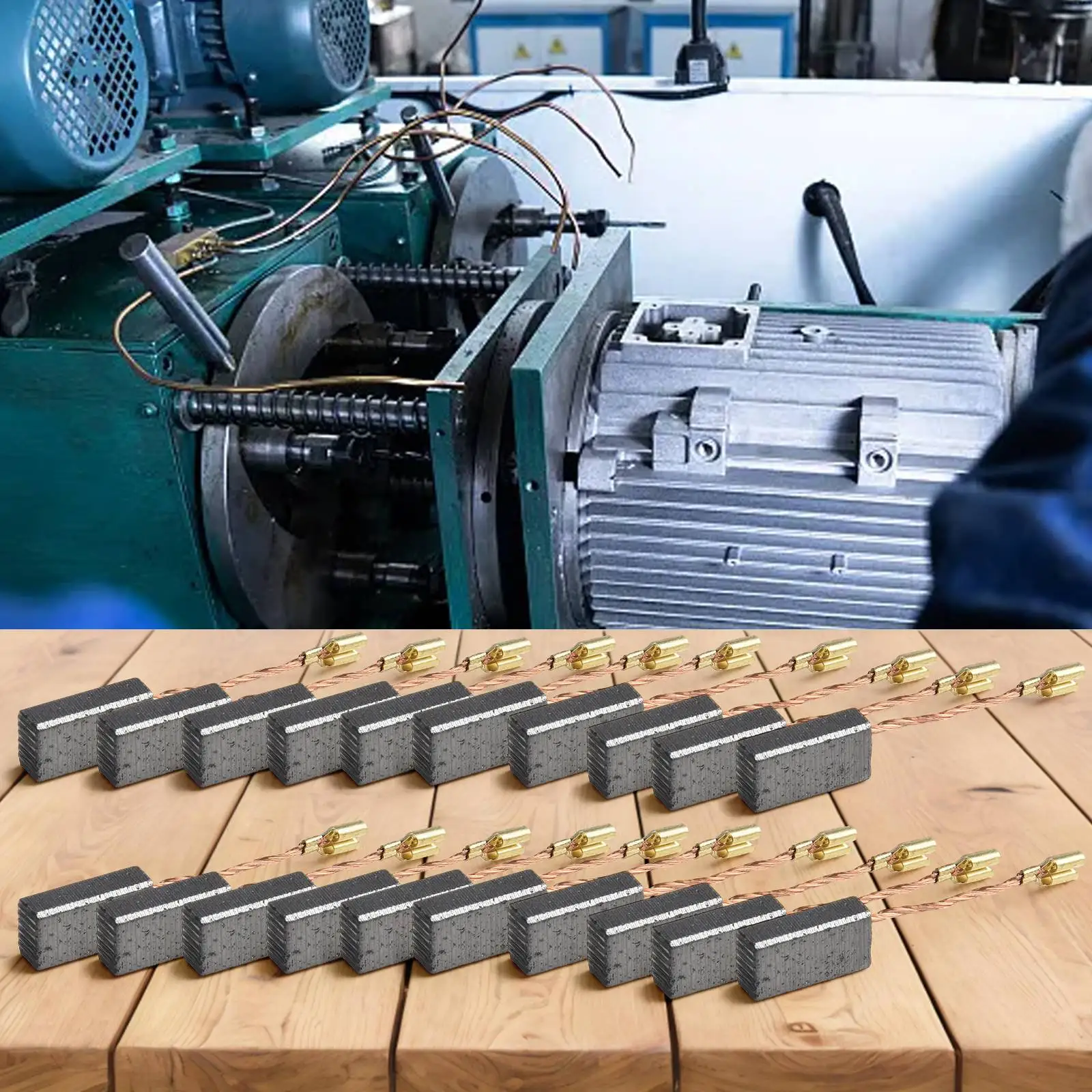 New Practical Carbon Brush Carbon Brush Power 5mm X 8mm X 16mm. Brush Repairing Part Carbon Brushes Electric Motor