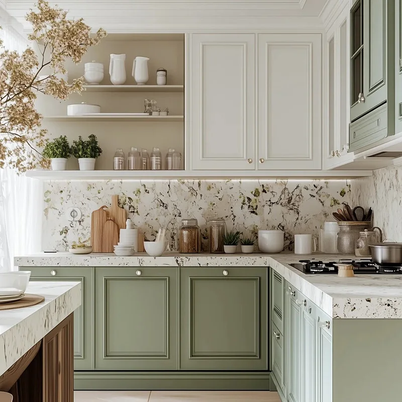 Custom Modular Kitchen Cabinet Sets 2