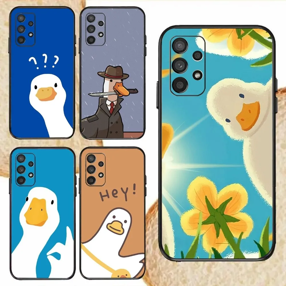 

Cartoon Duck Goose Game Phone Case For Samsung Galaxy,S20,S21,S22,S23,Fe,Lite,Plus,Ultra,Note Shell