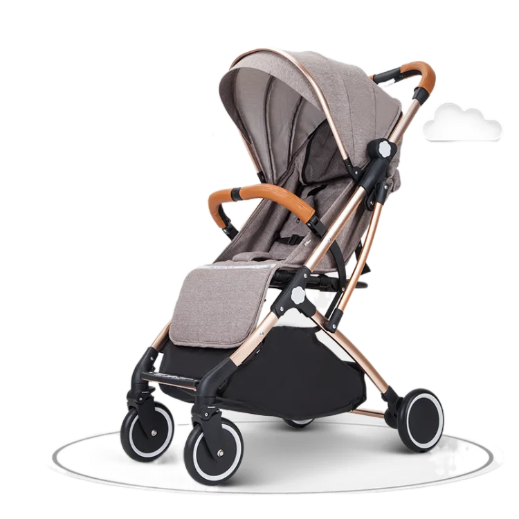 Luxury foldable Aluminum baby Stroller Lightweight Airplane Stroller baby pram baby stroller