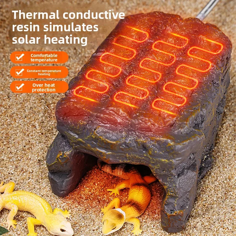 Reptile Crawling Pet Heating Insulation Cave Avoidance House Lizard Guardian Pet Snake Heating Warm Nest Parrot Platform