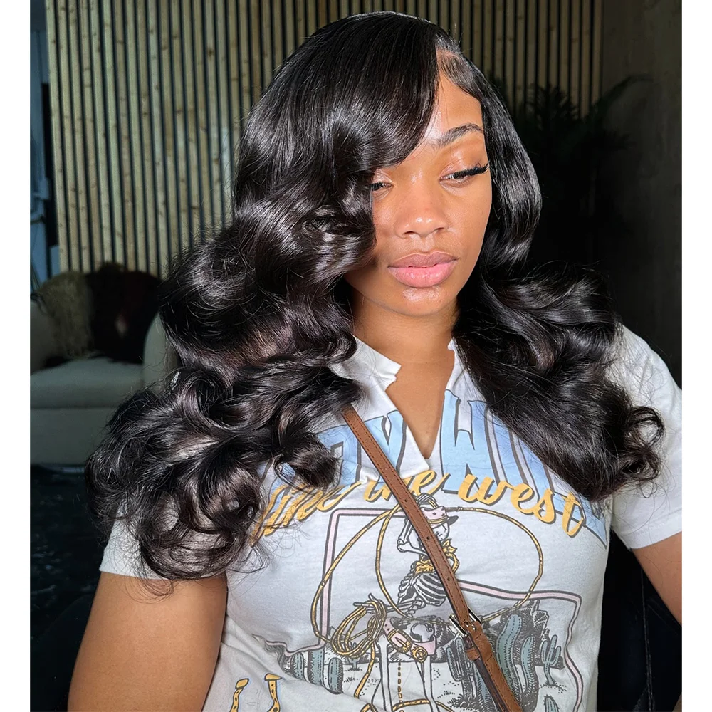 Linhua Hair Pink Highlight Colored Body Wave 13x4 Transparent Lace Wigs  4x4 /5x5 Lace Wig Remy 13x6 Lace Frontal Wig Preplucked