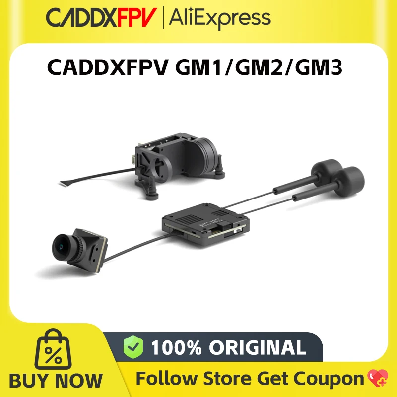 CADDXFPV GM1 카메라 기모빌 서포트 헤드 트랙: 드론 액세서리로 완벽한 FPV 경험을 위한 필수품