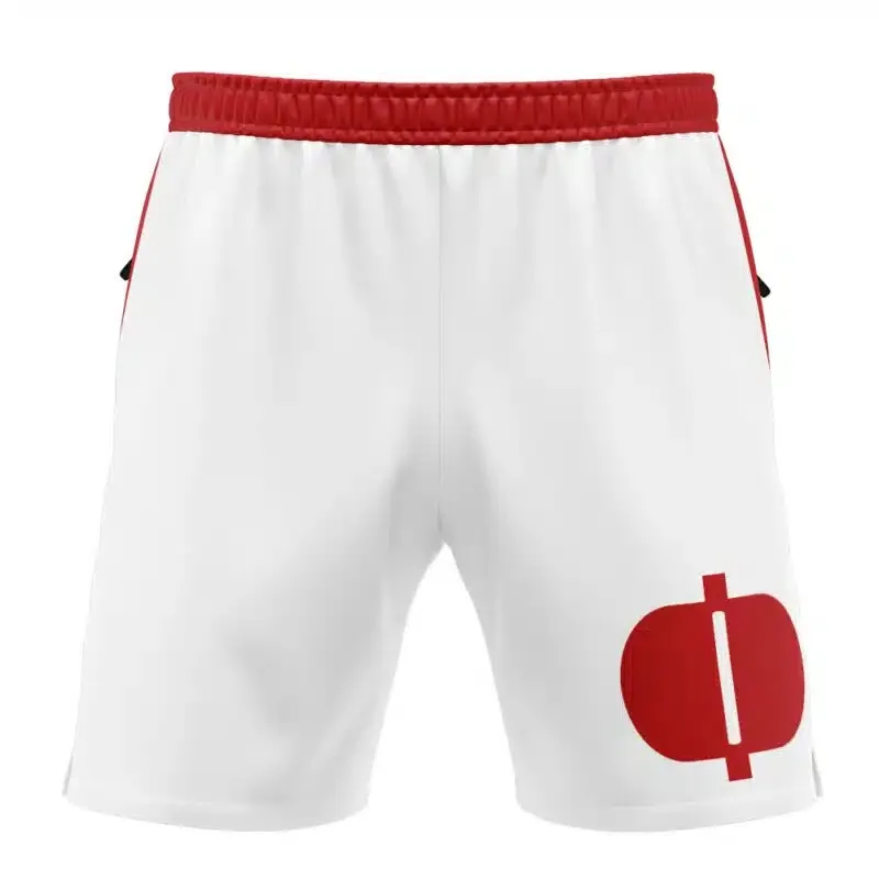 Japanese Traditional Elements Peripheral Sports Shorts Men's Mesh Breathable Casual Pants