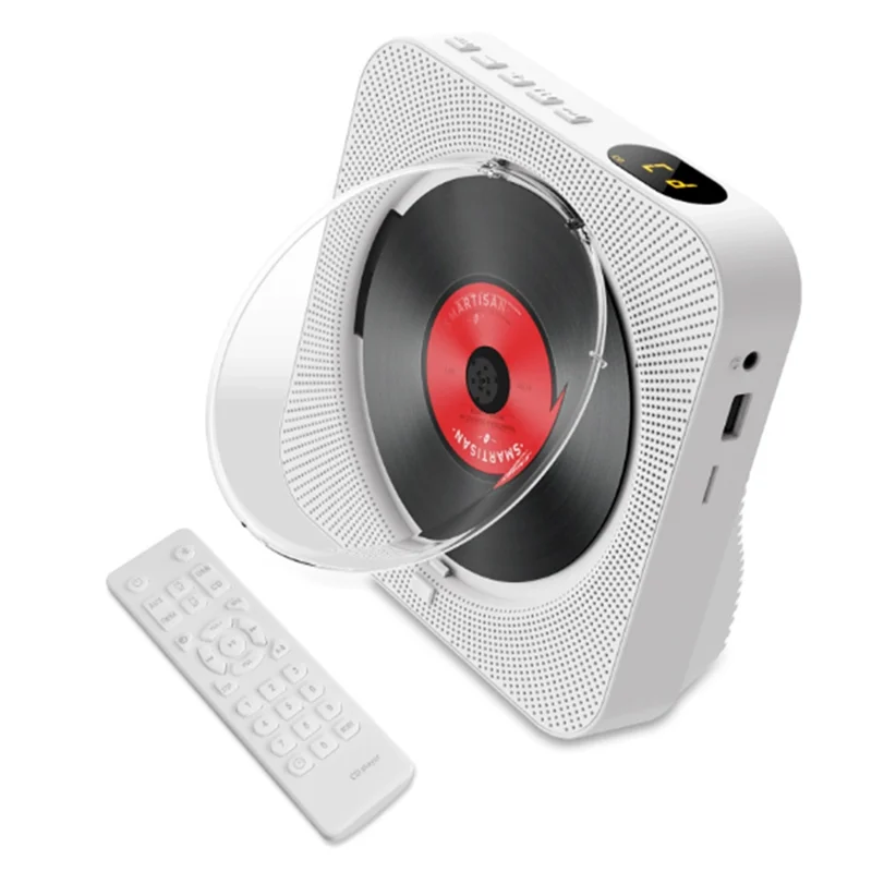 

-A90P Беспроводной CD-плеер Bluetooth-динамик Обучающая машина Ретро-плеер для альбомов Выдвижной портативный музыкальный плеер Американская вилка