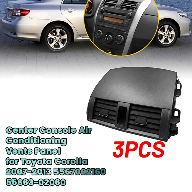 Center Console Air Conditioning Vents Panel for Toyota Corolla 07-13 New Arrivals in Stock