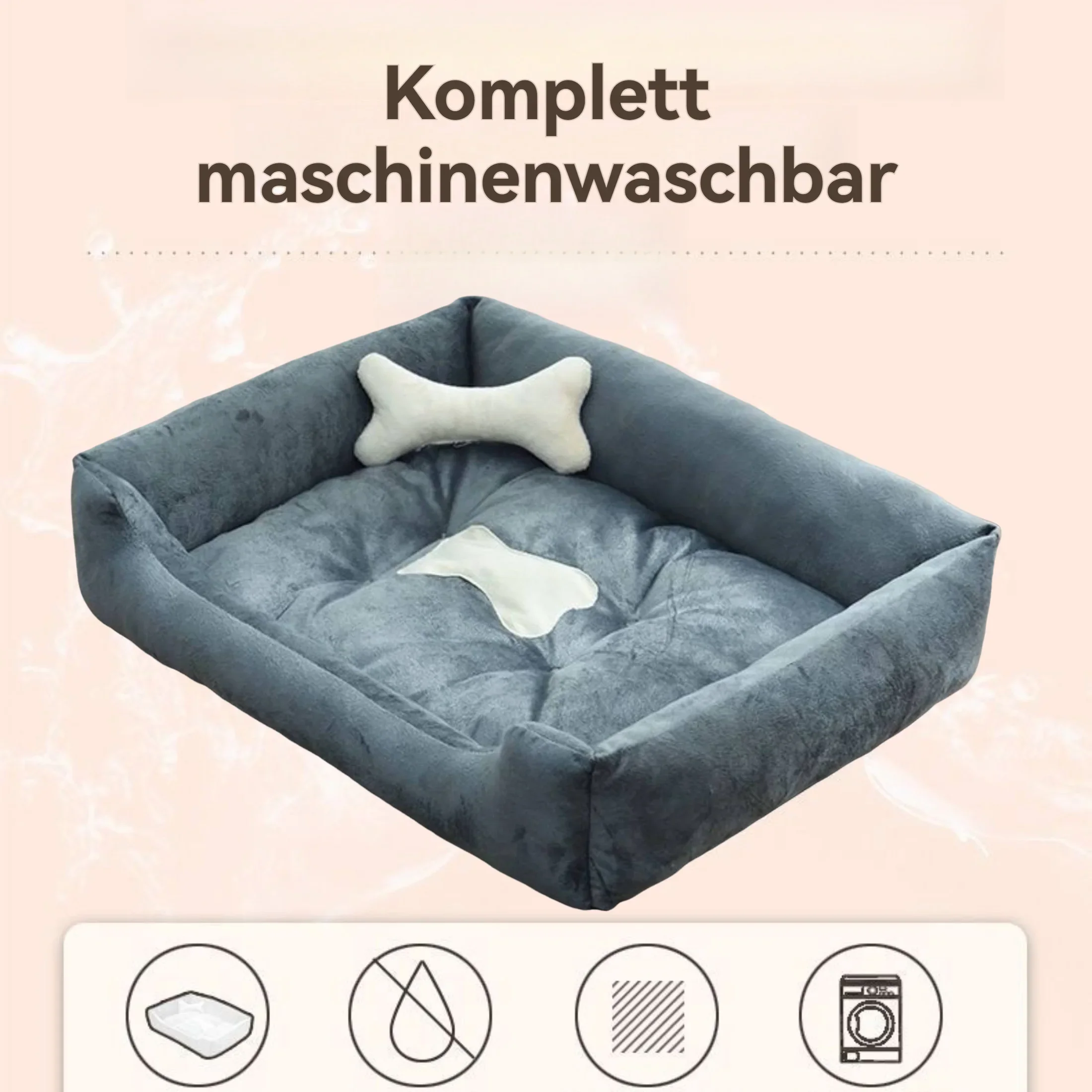 Knochenform-Hundebett: Das perfekte Schlafplatz für Ihren Liebling
