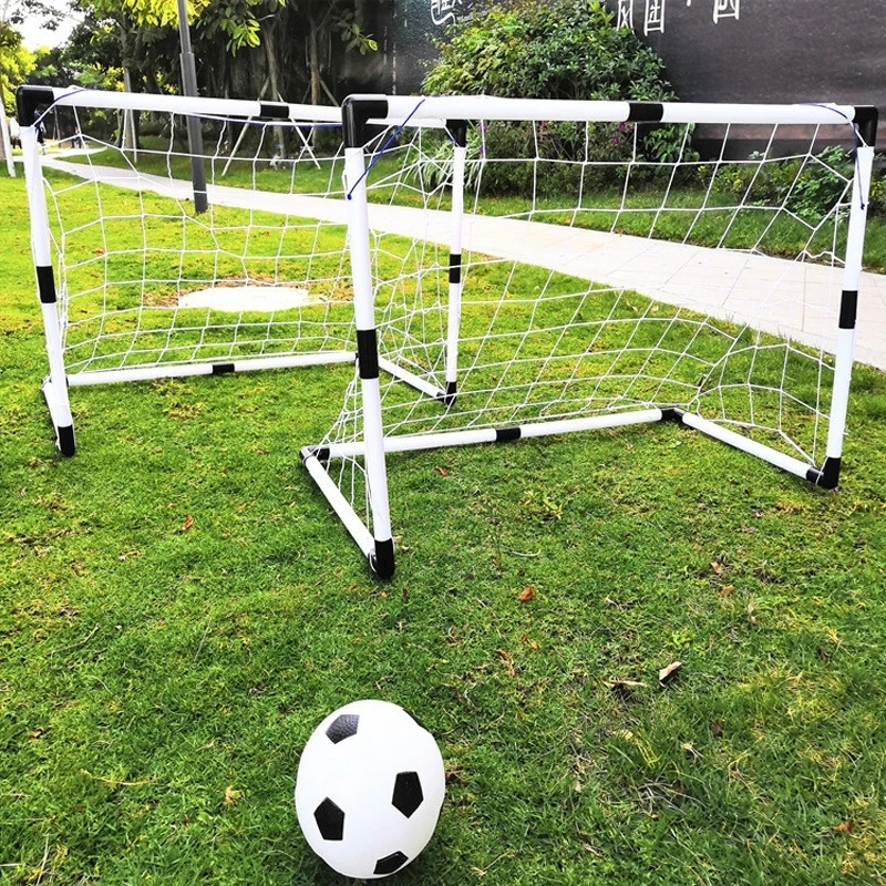 Equipo de entrenamiento de red de fútbol para niños pequeños, cubierta de fútbol portátil emergente y objetivos de entrenamiento