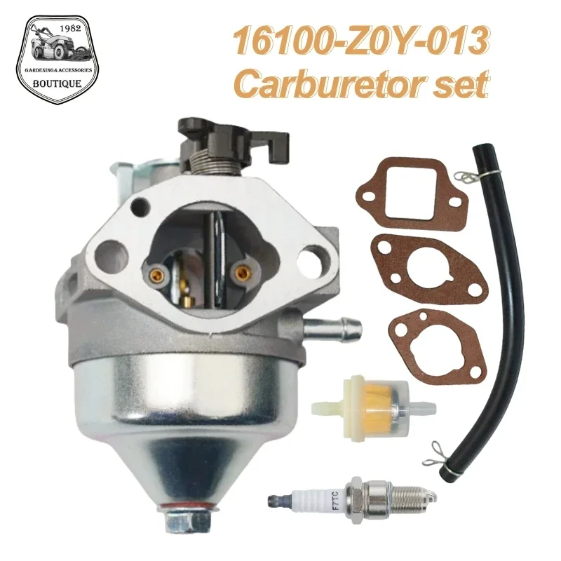 

GCV190 Carburetor Compatible with Hon Da GCV190 GCV190A GV190LA Engines&Lawn Mower Carb with Gasket Spark Plug Kit