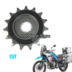 15T For CFMOTO 450MT 450mt 450 MT Small Silent Durable Motorcycle Front Sprocket Chain Wheel Front Fly Wheel Pinion