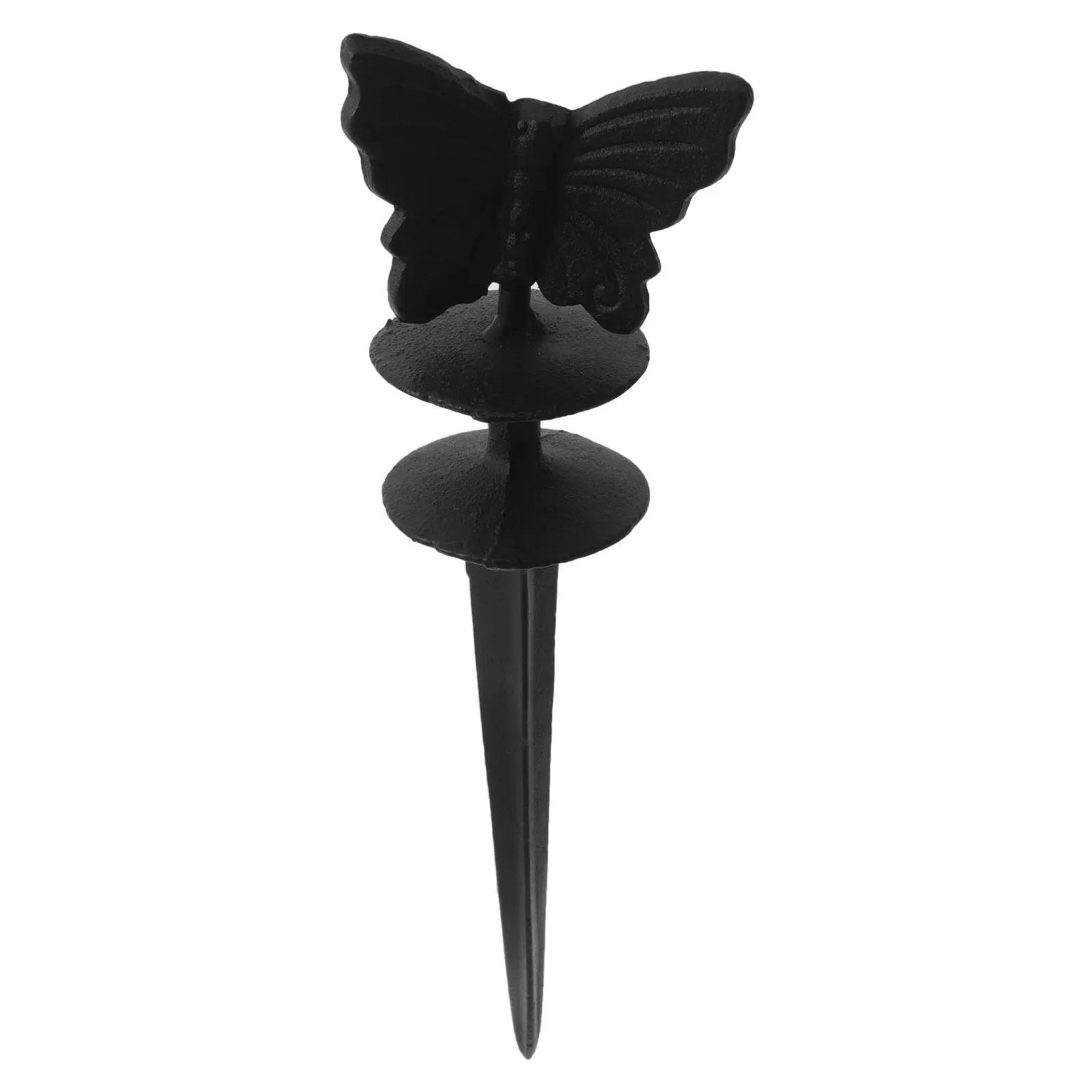 Cast Iron Garden Hose Holder Vintage Butterfly Decorative Guide Stake Outdoor Lawn Patio Water Hose Support Stand - view 4