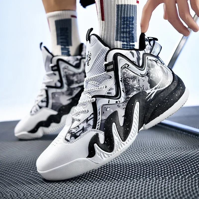 2024 primavera e autunno scarpe da basket comode antiscivolo scarpe da uomo adolescenti scarpe sportive traspiranti alla moda