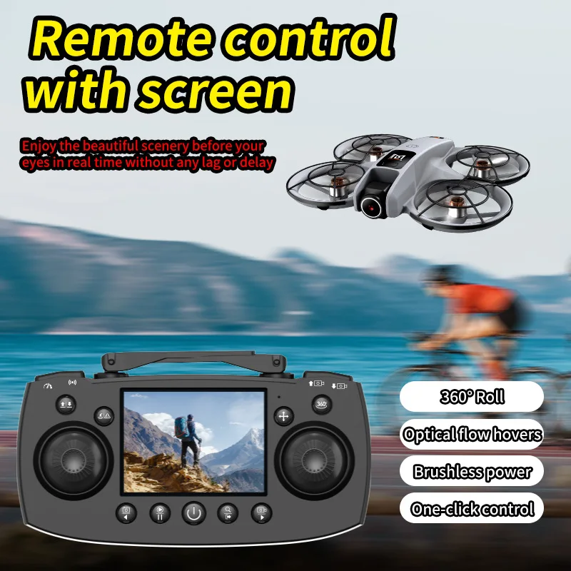 Brushless Motor Hd Aerial Photography Aerial Drone, Aircraft Return Obstacle Avoidance Positioning Remote Control Quadcopter Toy