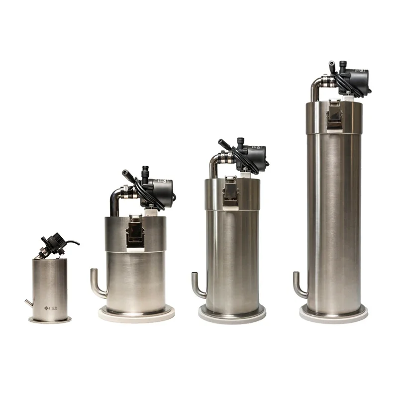 

Fish Tank Customized 304 Stainless Steel Filter Barrel with Water Pump for Water Plant Tank