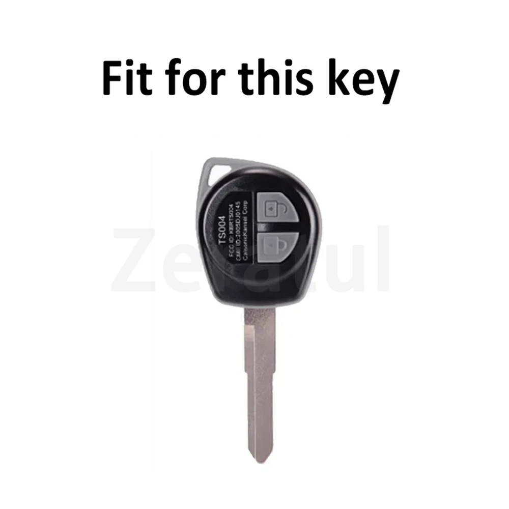 TPU Leather Shell Fob Car Remote Key Case Cover Bag For Suzuki Vitara Amagatarai Alarm Swift Grand Liana SX4 Window Accessories