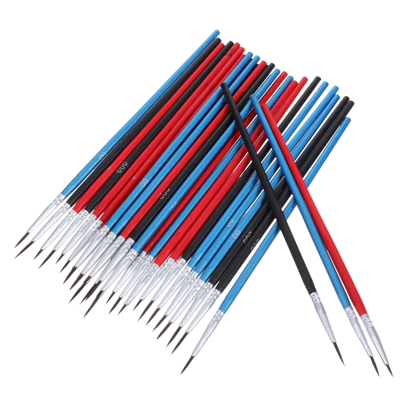 

Набор из 30 нейлоновых кистей для детализированной росписи, тонкие кисти для акварели, набор микро-кистей для художников, акварельные ручки