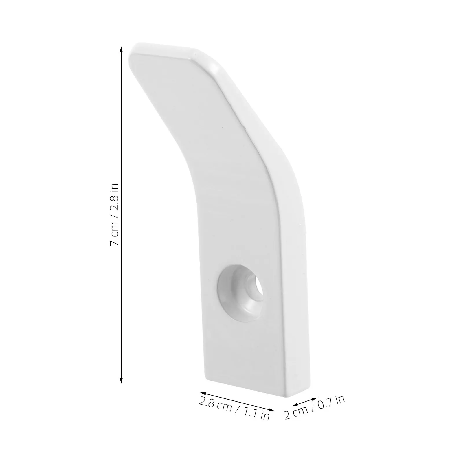 2Pcs Rv Wall Hooks Heavy Duty Metal Single Coat Hook Bathroom Towel Hanging Rack Space Saving Organizer Hat Bag Hanger