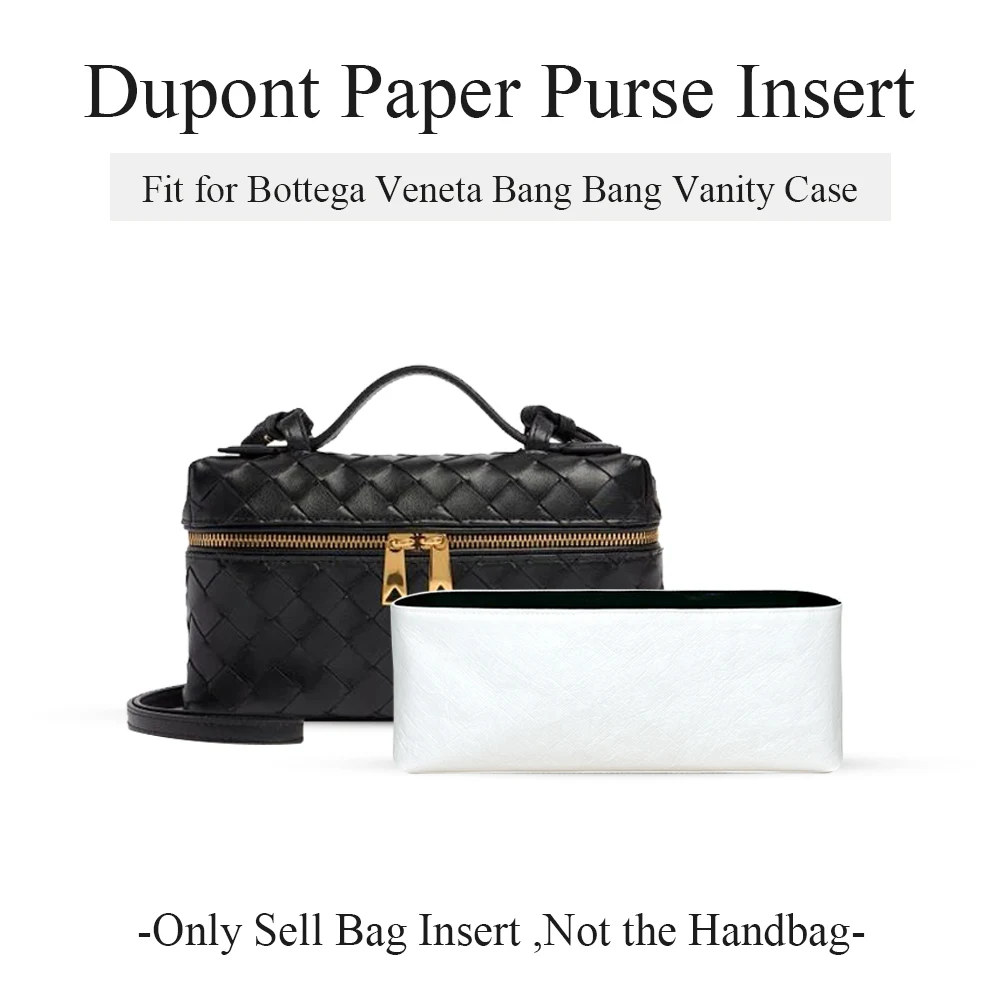 

Dupont Paper Purse Organizer Insert Fit for Bottega Veneta Bang Bang Vanity Case Inside Storage Bag In Bag Inner Liner Bag