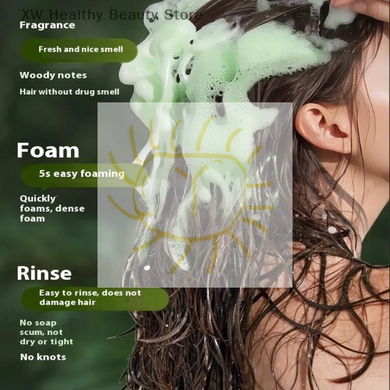 

120 г мыло ручной работы с травой Усман, эффективно очищающее мыло для укрепления кожи головы, уменьшающее выпадение волос, растительное мыло