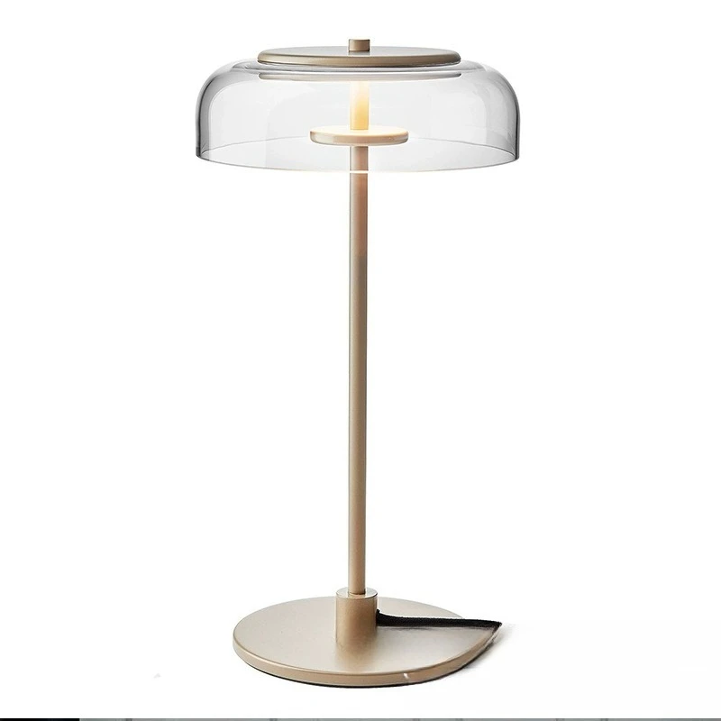 

Nordic modern simple study desk lamp, light luxury creative glass desk lamp