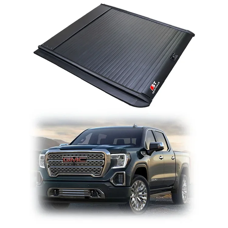 Exterior Accessories Wholesale Manual password lock Retractable Tonneau Cover for GMC Sierra/ Canyon/topkick 2000-2025