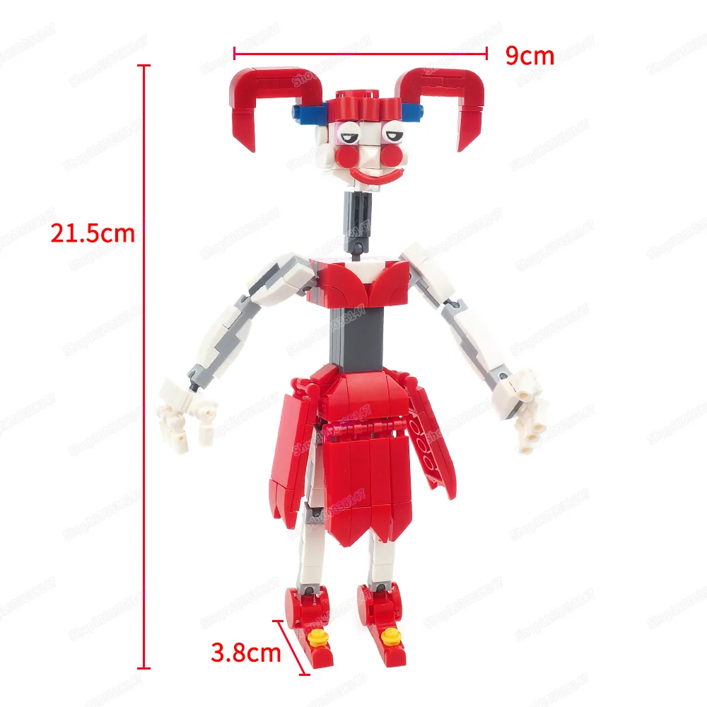 Red Eleanor figures Building Block MOC Fivenightsatfreddyss Player Survival Confrontation Dolls Scenes Models Children Gift Toys