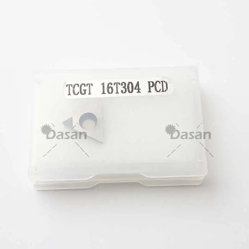 2 шт. TCGT16T308 CBN резец сверхтвердый PCD вставки TCGT 16T304 02 высокая твердость токарный станок Diamond вставлять внутренние токарные инструменты Aluminumm М...