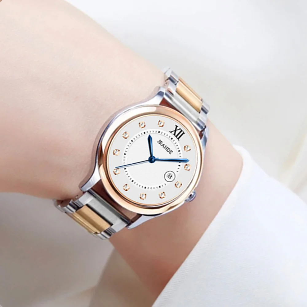 Luxury Designer Watch Women Golden Steel Diamond Waterproof Quartz Wristwatches Ladies Gifts 2024 Popular New Female Hand Clock