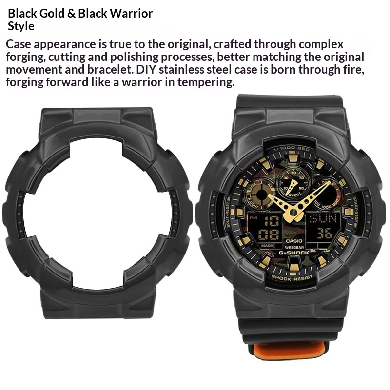 GA110 GA100 Mod Kit For Casio G-SHOCK GD-110/100/120 GAX100Solid