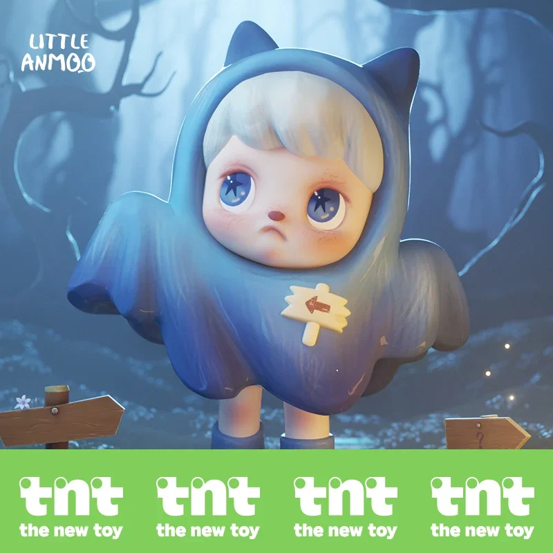 

TNTSPACE ANMOO Listen Attentively Series Blind Box Toys Doll Cute Anime Action Figure Ornaments Figurines Dolls Desktop Home