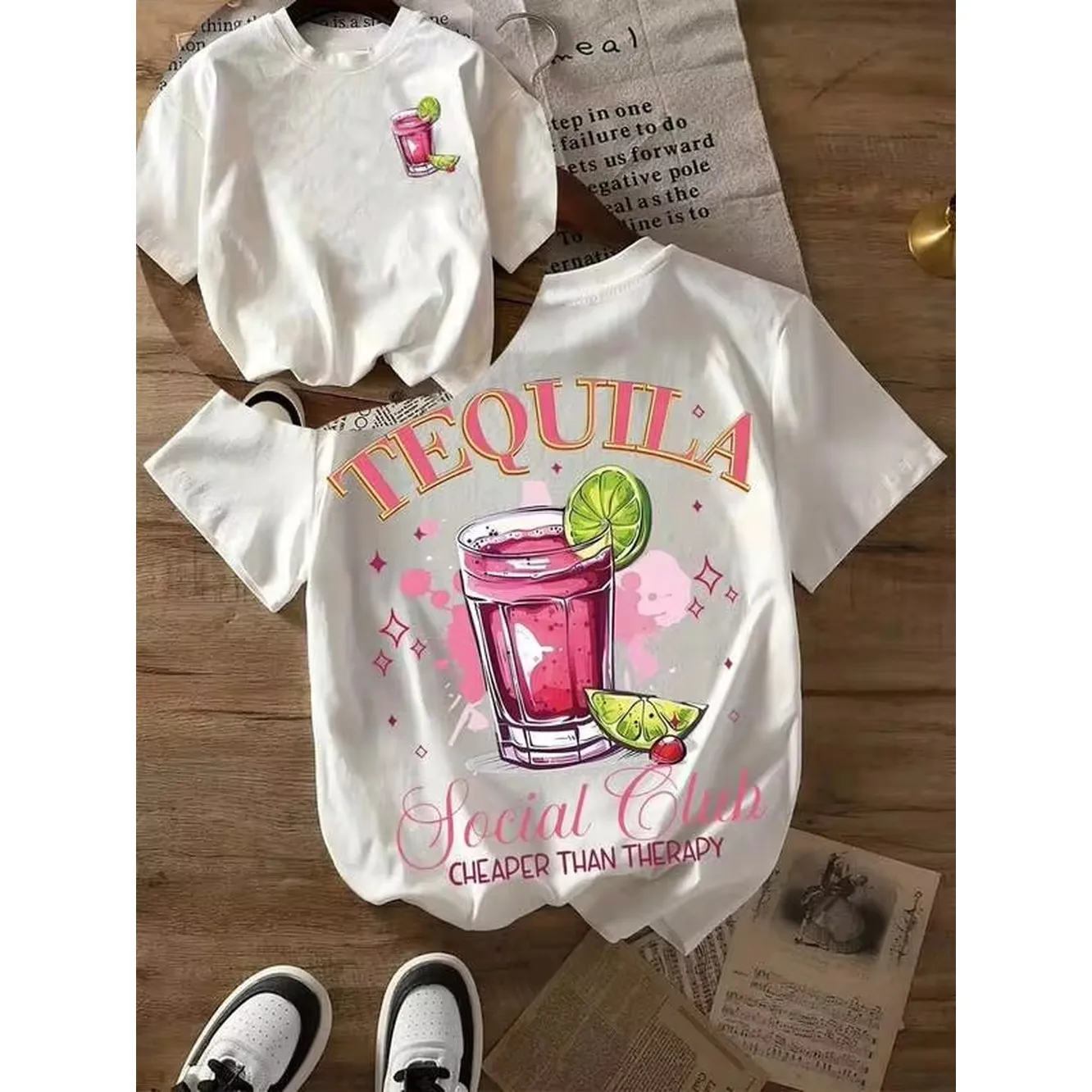 Women's Fashion Short-Sleeve T-Shirt Graphic Print Crew Neck Top. Breathable, Machine-Washable Fabric Loose Fit. Perfect For Casual Summer Wear