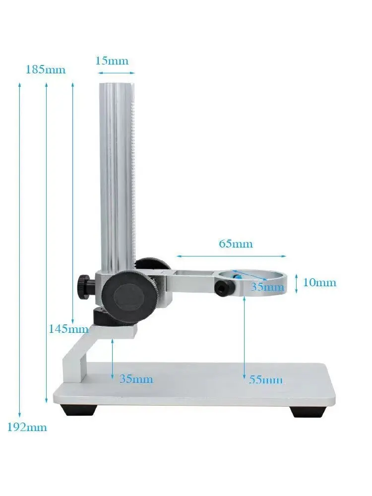 Digital Microscope Metal Holder Adjustable Bracket Holder Lifting Support for Microscope Stand Bracket for PCB Repairing