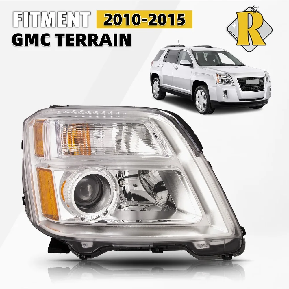 

Галогенная фара для GMC Terrain SL/SLT/SLE 2010-2015 годов выпуска, хромированная, правая, для пассажирской стороны