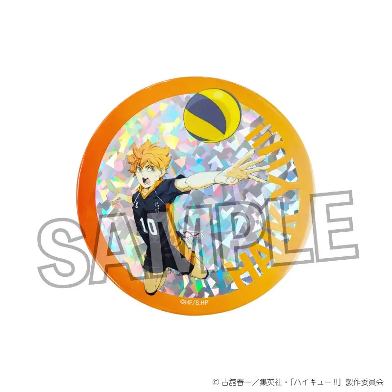 Japan Proof Goods Haikyu Double Flash Big Metal Badges Gambling Dump Decisive Battle