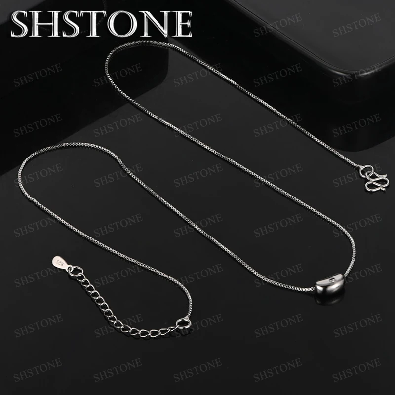 

Fine 925 Sterling Silver Necklace For Women Men Party Charm Fashion Silver Jewelry Luxury Simple Accessories