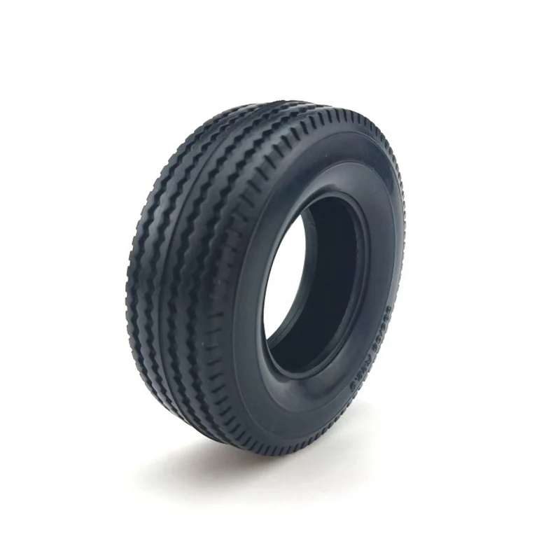 2 High Quality Rubber Non-slip Gravel Tire for 1/14 Tamiya RC Truck Trailer Tipper Scania 770S Benz Actros MAN Volvo LESU Parts