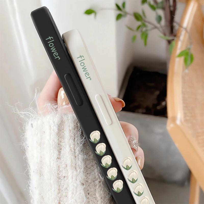 زهرة الأزهار نمط جراب هاتف ل ممن لهم البحث X9 X 9 لينة غطاء سيليكون ل ممن لهم البحث X9 برو للصدمات بولي TPU ماتي Fundas #5