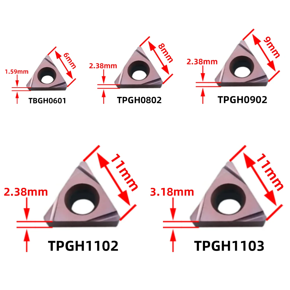 TPGH0602 TPGH0902 TCGT1102 TPGH1103 TPGH0802 TPGH TBGT TCGT NBH2084 NBJ16 EWN carbide insert blade Aluminum Turning Metal Lathe